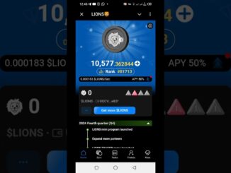 Lion Airdrop || New Update || How to Mining Guide Step By Step || Must Watch Video