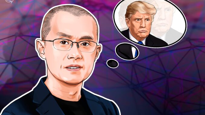 Binance founder CZ asked Trump to pardon money laundering conviction Binance founder CZ asked Trump to pardon money laundering conviction