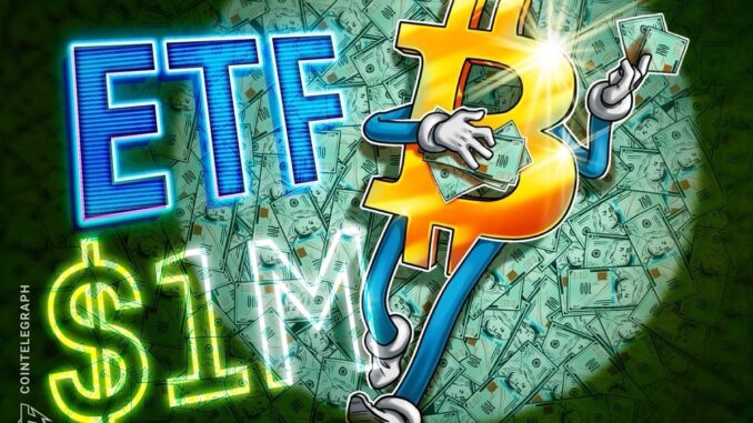 Bitcoin ETFs, gov’t adoption to drive BTC to $1M by Bitcoin ETFs, gov’t adoption to drive BTC to $1M by 2029: Finance Redefined