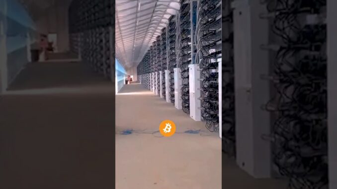 Check how Bitcoin Mine looks like #shorts #crypto #bitcoin #mining #howto #trading #cryptocurrency