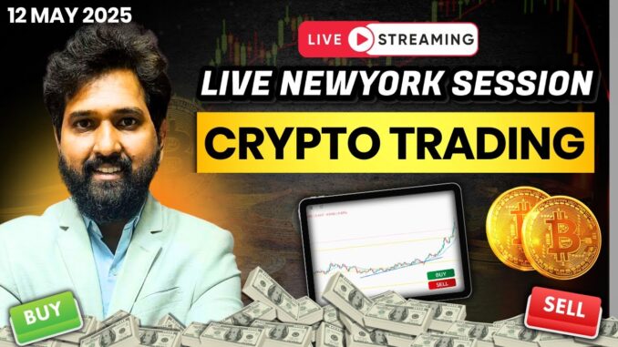 Live Crypto Trading | Bitcoin Trading| Delta Exchange India | 12 May| #bitcoin #crypto