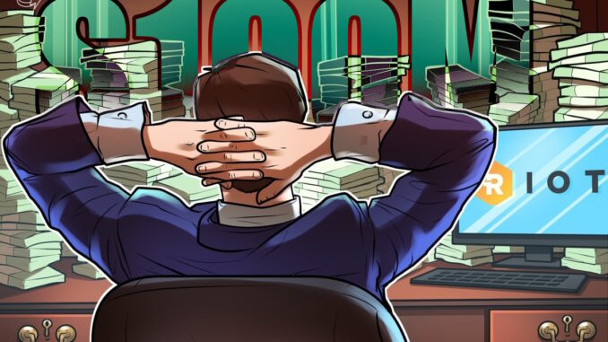 Riot Platforms secures $100M ‘Bitcoin-backed’ loan from Coinbase Riot Platforms secures $100M ‘Bitcoin-backed’ loan from Coinbase