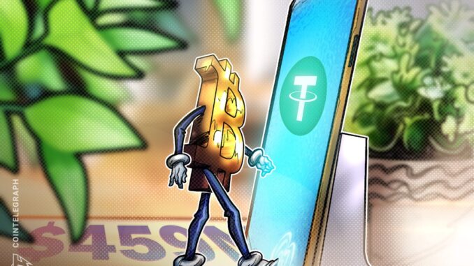 Tether buys $459M Bitcoin for Twenty One Capital Tether buys $459M Bitcoin for Twenty One Capital
