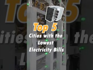 Top 5 Cities Where Electricity Is Almost Free! #cryptomining #cryto  #crypto #cryptorig #bitcoin w
