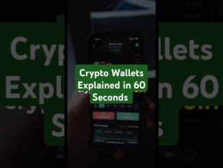 Crypto Wallets Explained in 60 Seconds ⏱️🔐 | Quick Guide for Beginners #Crypto #Blockchain