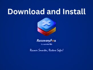 How to download and install Recovery Fox AI [Guide]
