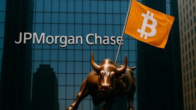 JPMorgan Chase set to accept Bitcoin, crypto ETFs as loan JPMorgan Chase set to accept Bitcoin, crypto ETFs as loan collateral