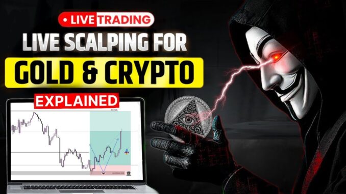 Live GOLD and CRYPTO Scalping Trading | DAY 17 #goldtrading #cryptotrading #bitcoin