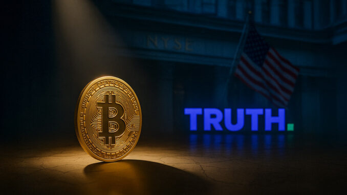 NYSE Arca submits filing to list Truth Social’s spot Bitcoin NYSE Arca submits filing to list Truth Social’s spot Bitcoin ETF
