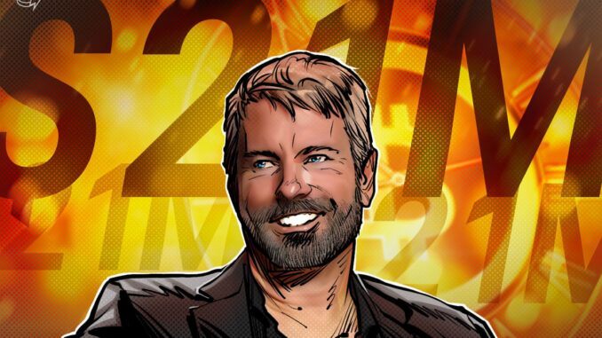 Saylor Ups Bitcoin Prediction To $21 Million In 21 Years Saylor Ups Bitcoin Prediction To $21 Million In 21 Years