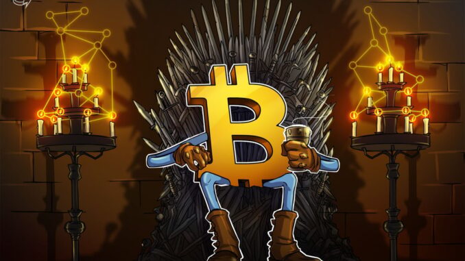 Bitcoin Dominance ‘Has Topped’ If Ether Surge Continues