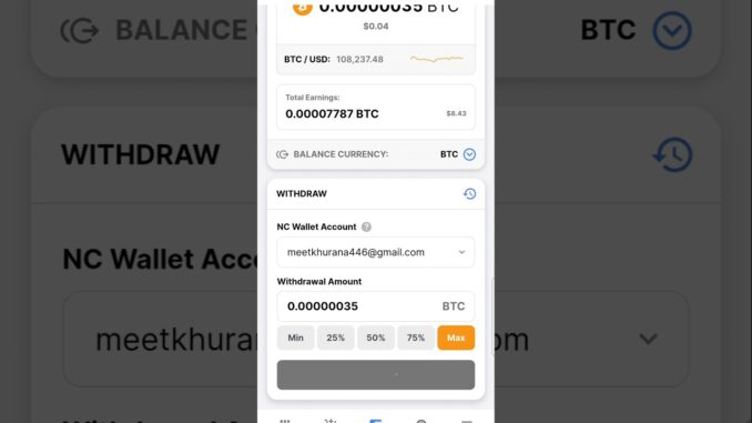 Bitcoin mining with smartphone  without any investment #music #news #nft #ias #anirudh #jailer #song