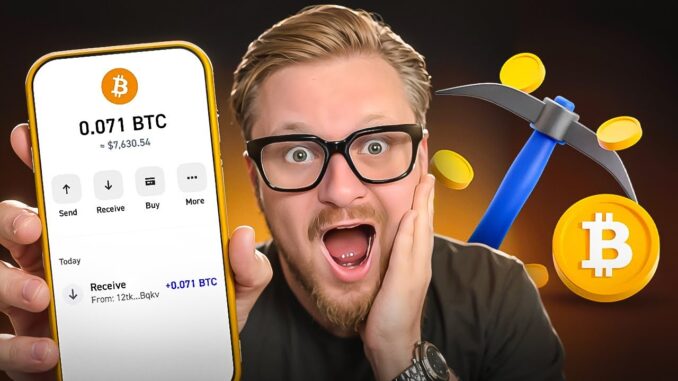 I Tried Mining Bitcoin On My Phone ( WORKS IN 2025! )