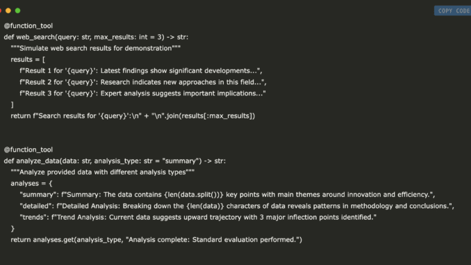 A Code Implementation to Build a Multi-Agent Research System with A Code Implementation to Build a Multi-Agent Research System with OpenAI Agents, Function Tools, Handoffs, and Session Memory