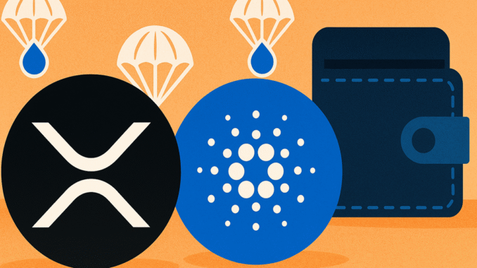 XRP news Cardano Glacier airdrop