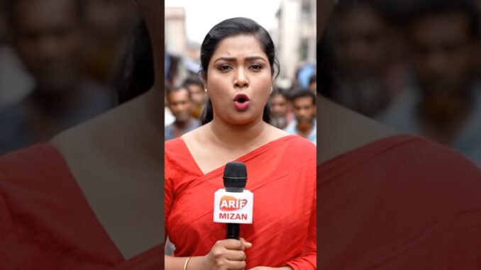 সাংবাদিক ও রক্ষা পেল না। 😪 #veo3 #ai #news #emotional #journalist #youtubeshorts