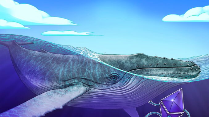 $11B Bitcoin whale amasses $4B Ether, surpasses SharpLink's $3.5B holdings $11B Bitcoin whale amasses $4B Ether, surpasses SharpLink's $3.5B holdings