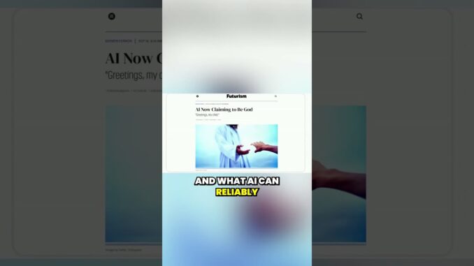 🙏 AI chatbots are becoming spiritual guides.