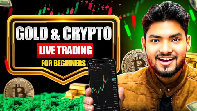 Gold & Crypto Live Analysis for Beginners || 24 Sep || Live Trading || Forex Trader Club