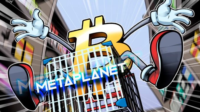Metaplanet Becomes Top 5 Bitcoin Treasury with $633M Buy Metaplanet Becomes Top 5 Bitcoin Treasury with $633M Buy