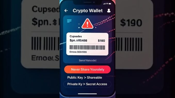 Public Key vs Private Key Explained in 30 Seconds | Crypto Made Simple