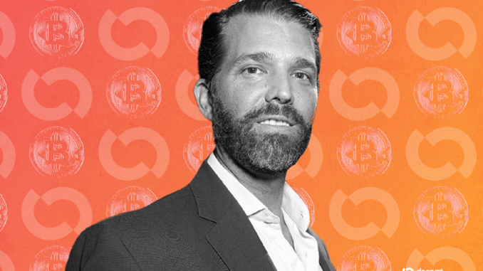 Donald Trump Jr. Calls Media Treatment a 'Disaster', Likens Deplatforming Donald Trump Jr. Calls Media Treatment a 'Disaster', Likens Deplatforming to Crypto Debanking