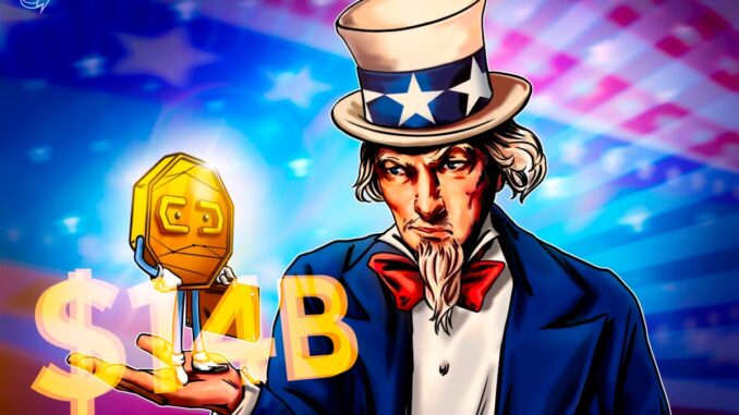US Gov’t Could Add $14B to Crypto Reserves as Part US Gov’t Could Add $14B to Crypto Reserves as Part of Forfeiture Case
