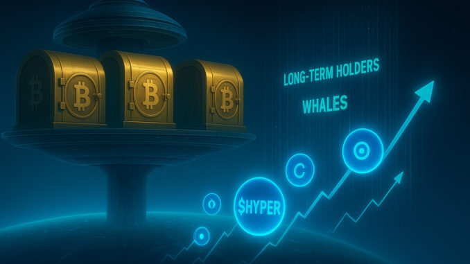 Positive Signals for Best Altcoins like $HYPER As Long-Term Whales Hold Onto Their Bitcoin