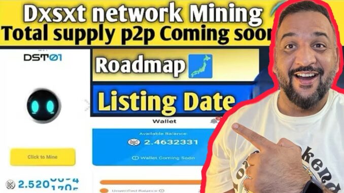 DxSxT Network Mining App | Free Crypto Mining Update | How to Mine DxSxT Tokens Fast! #airdrop