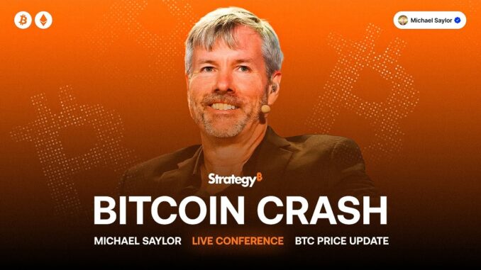 Michael Saylor: BITCOIN CRASH EXPLAINED! MASSIVE BTC DUMP & What's Next for Crypto?