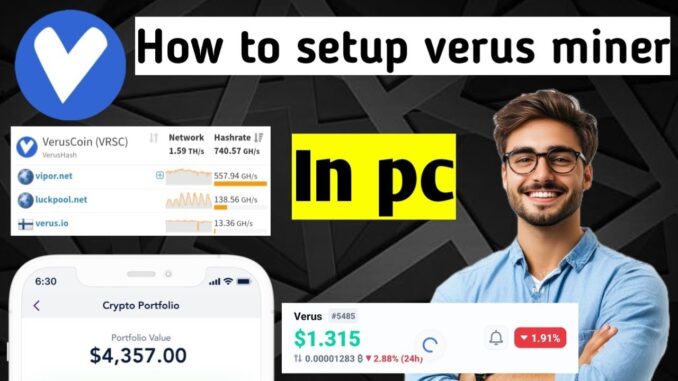 Verus mining guide | how to setup verus miner in pc | verus mining profitability