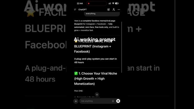 Working ai prompt #aiprompt #workfromhome #aiworkingprompt make money with ai