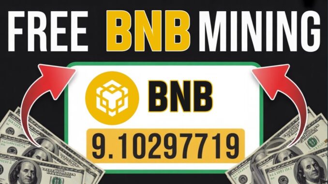 BNB Mining Website | Free BNB Mining Website | New Crypto Mining Website | Cryptocurrency Mining App