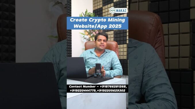 How To Create Bitcoin Mining Website | Make Crypto Mining Website | Cryptocurrency Mining /Free/2025