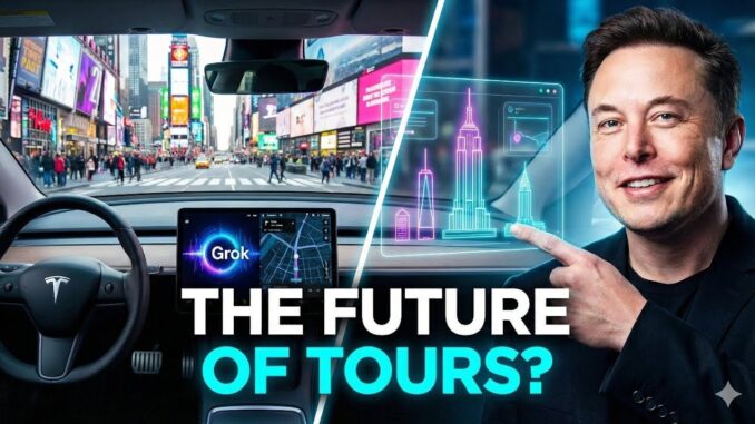Can AI Replace Tour Guides? The Grok + FSD Experiment.