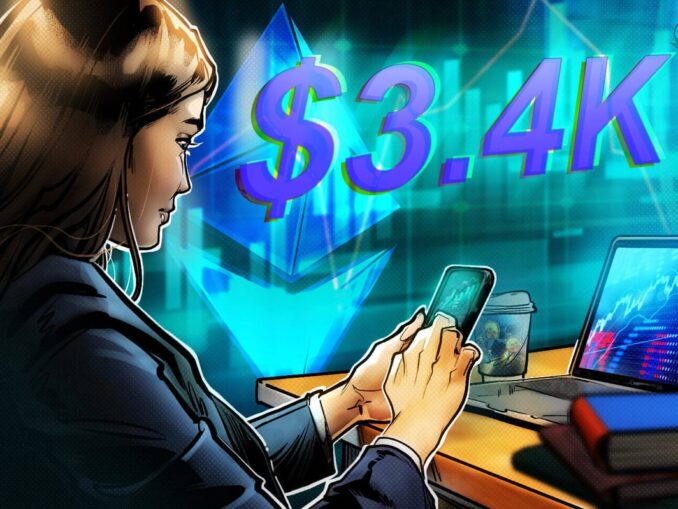 ETH Hits $3.4K But Several Factors Put A Pause On Ether’s Rally