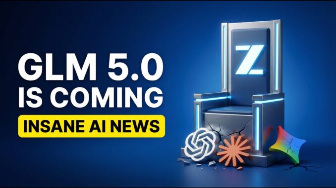 HUGE AI News: Z.ai IPO + GLM 5 Confirmed + 2 New Models This Week