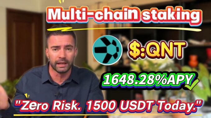 No-Risk QNT Staking: Achieve 1648.28% Annual Yield Easily! The Simplest Mining Guide