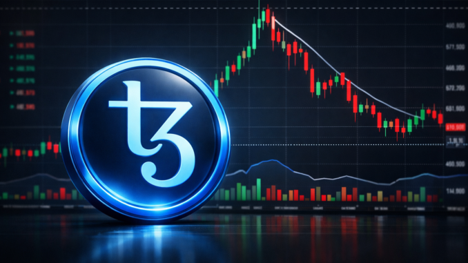 Tezos price outlook as momentum fades above a key level