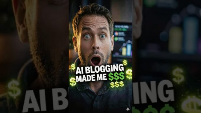 AI blogging for beginners step by step – make money with AI in 2026