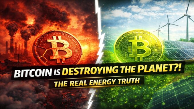 Bitcoin Mining Is Destroying The Planet… Or Is It?