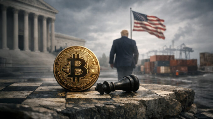 Bitcoin enters a 150-day danger zone as Trump pivots to a 1974 trade law the Supreme Court hasn't touched yet