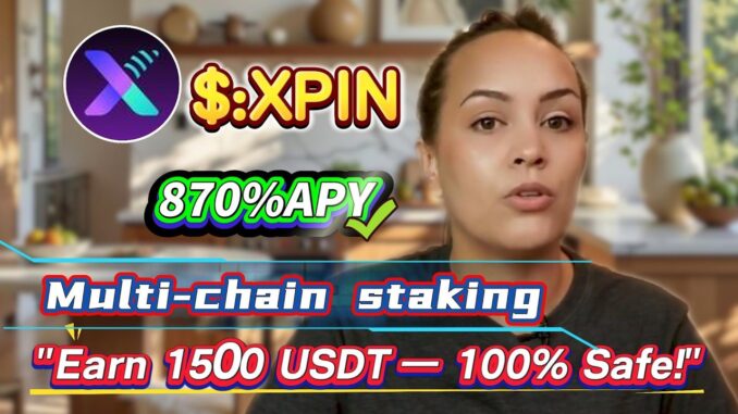 Earn 870.16% Annual Yield with XPIN Staking! Simple, No-Risk Mining Guide