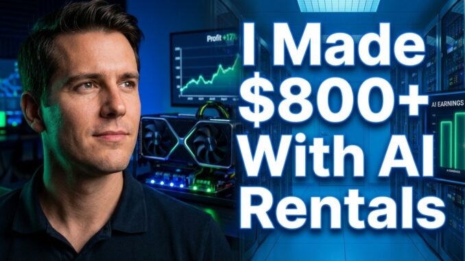 I Tested GPU Mining vs AI Rentals | Here's What I Made