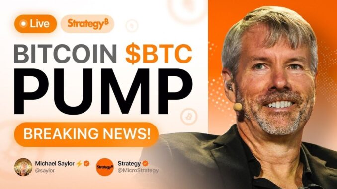 LIVE: Michael Saylor on Bitcoin Bull Run & MSTR Stock – BTC Price Analysis