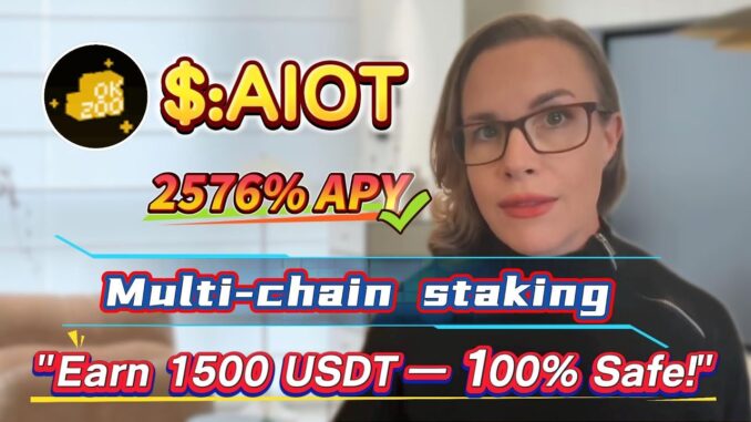 No-Risk AIOT Staking: Achieve 2576.41% Annual Yield Easily! The Simplest Mining Guide