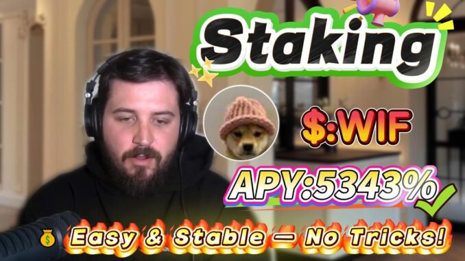 🚀 Solana zero-risk mining tutorial — real WIF staking with 5342.82% APY rewards delivered!