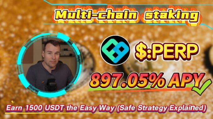 Earn 897.05% Annual Yield with PERP Staking, No-Risk Mining for Beginners