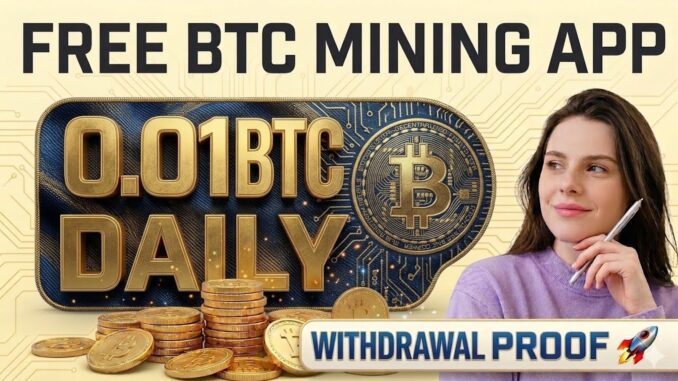 🔥Free Bitcoin Mining App: Full Mobile Setup & Results | withdrawal proof 🚀