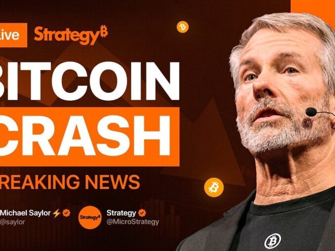 LIVE: Michael Saylor on Bitcoin Crash & MSTR Stock Drop – BTC Price Prediction